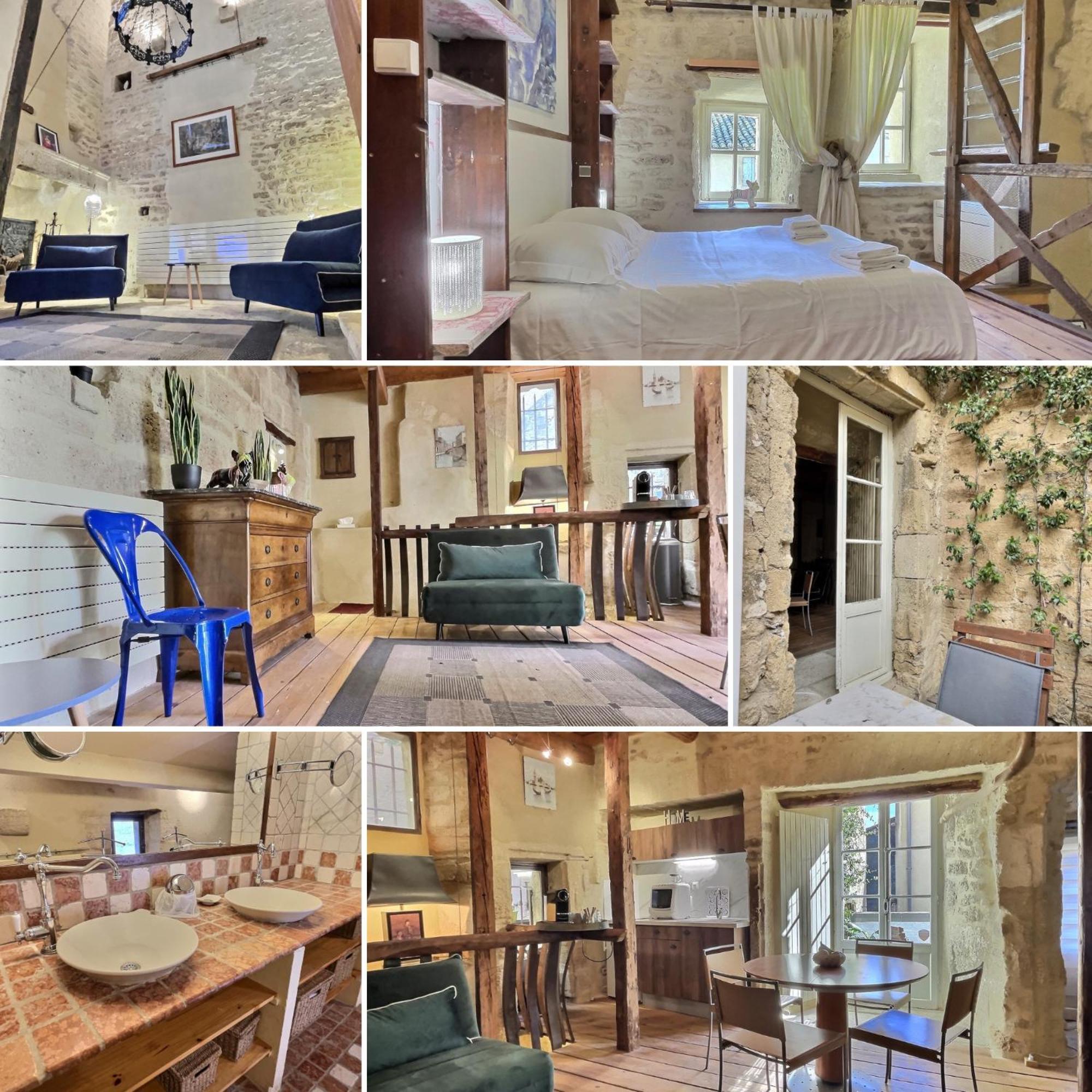 Chez Lydia - Loft Cosy, Depart Canoe A Pied, Proche Pont-Du-Gard Et Uzes ルムーラン エクステリア 写真
